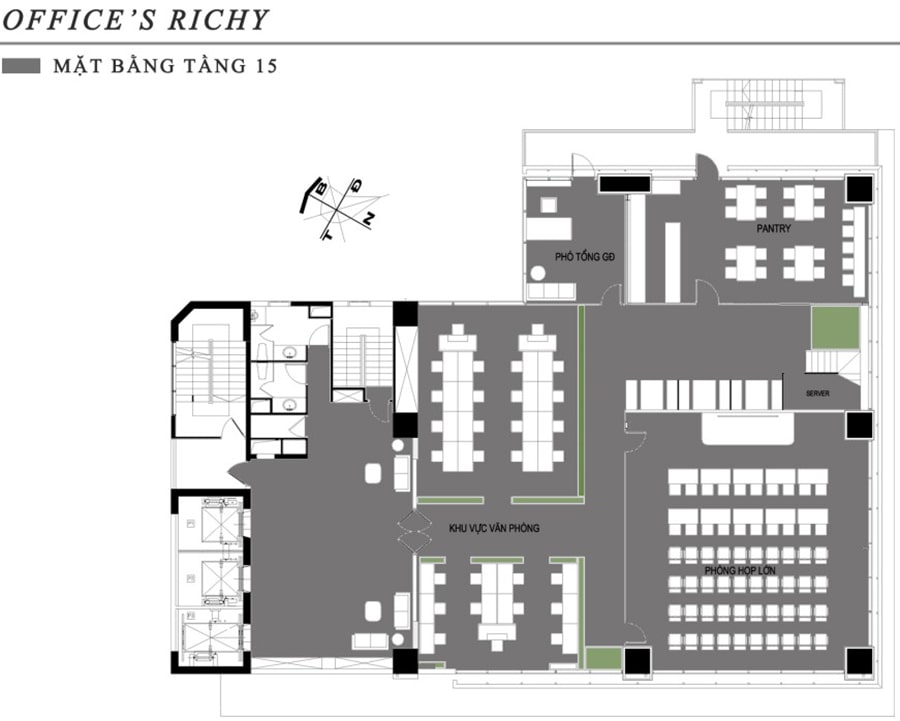 Thiết kế nội thất văn phòng RICHY